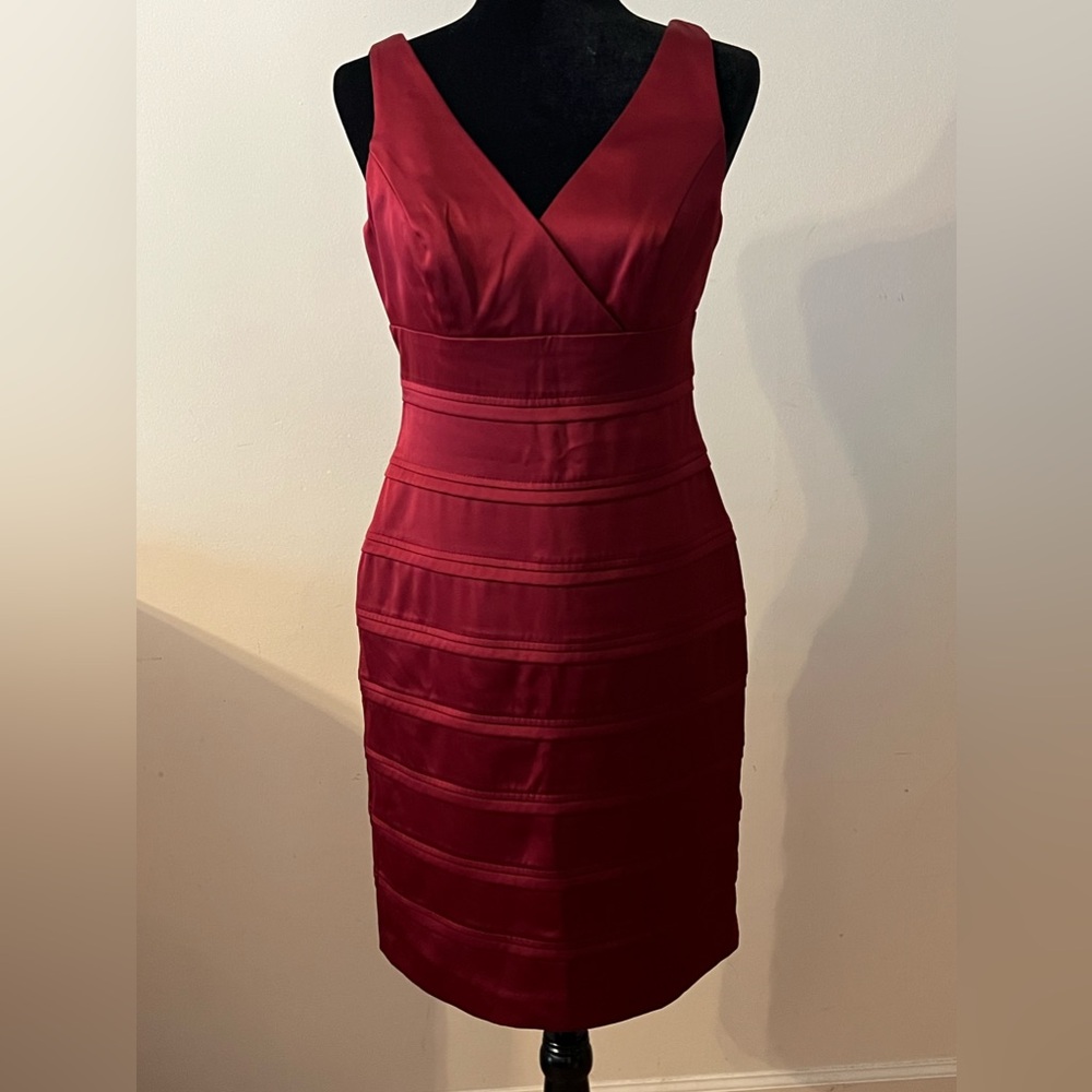 American Living Burgundy cocktail dress size 6